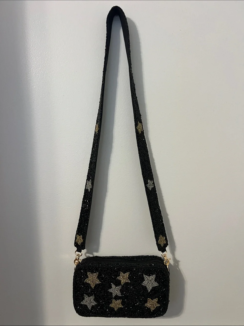 Y2K Midnight Star Beaded Bag - Picture 2 of 6